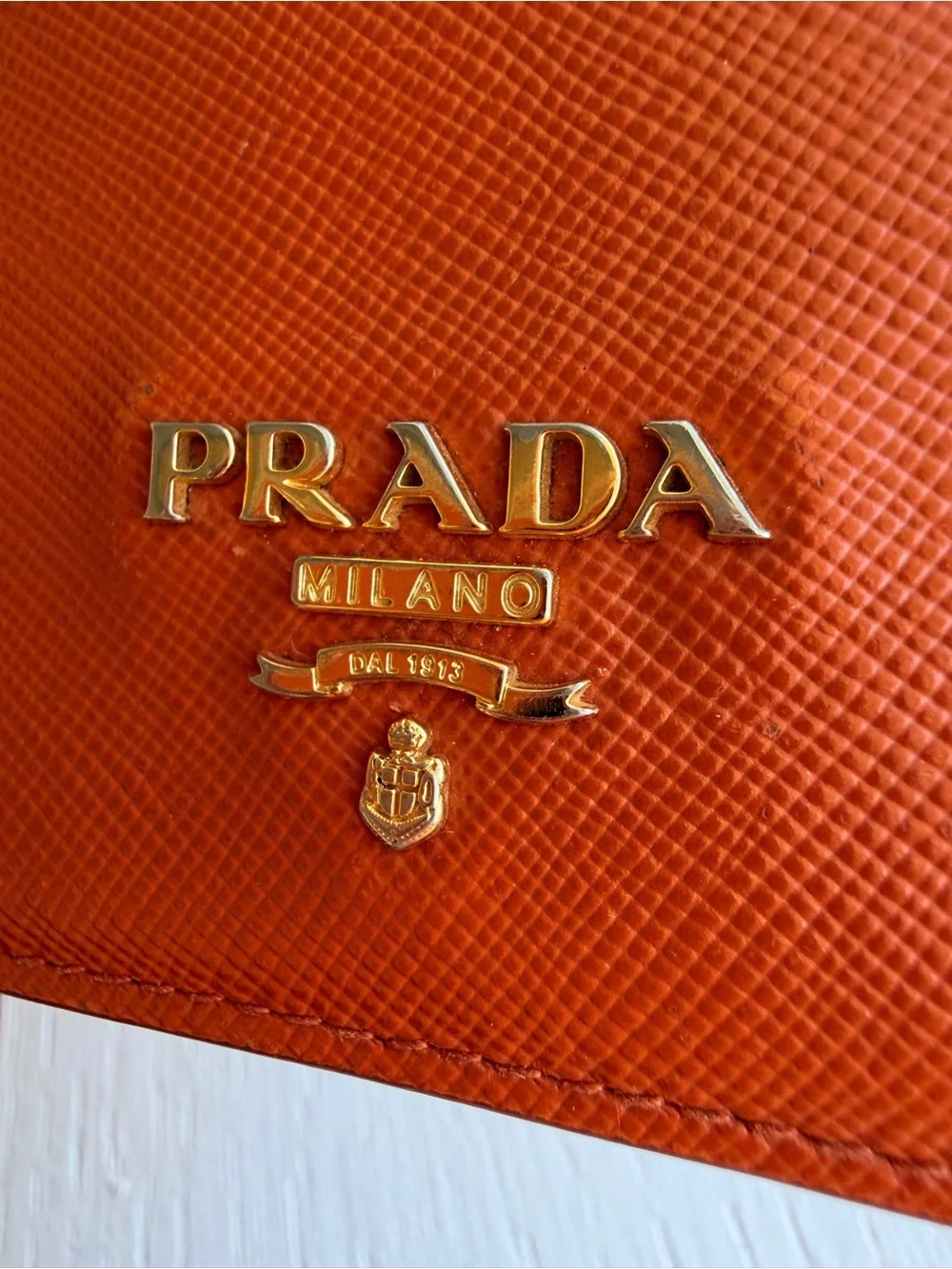 Prada Saffiano Leather Card Holder